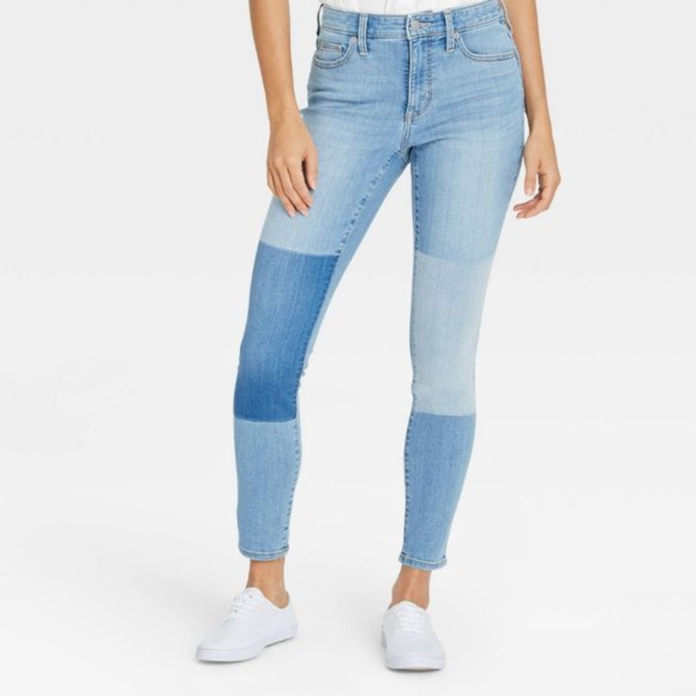 New!‎ Universal Thread High Rise Skinny Jeans Size 0 25 Waist 91% Cotton
